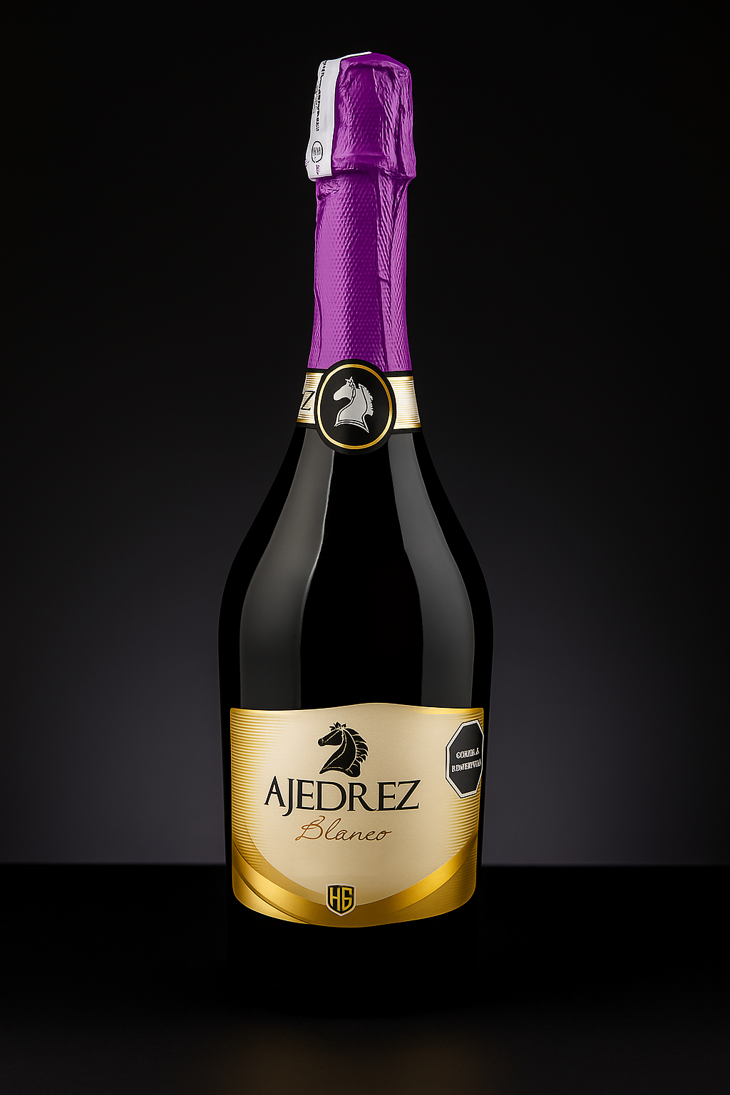 AJEDREZ Blanco - Champaña espumosa sin alcohol 750ml